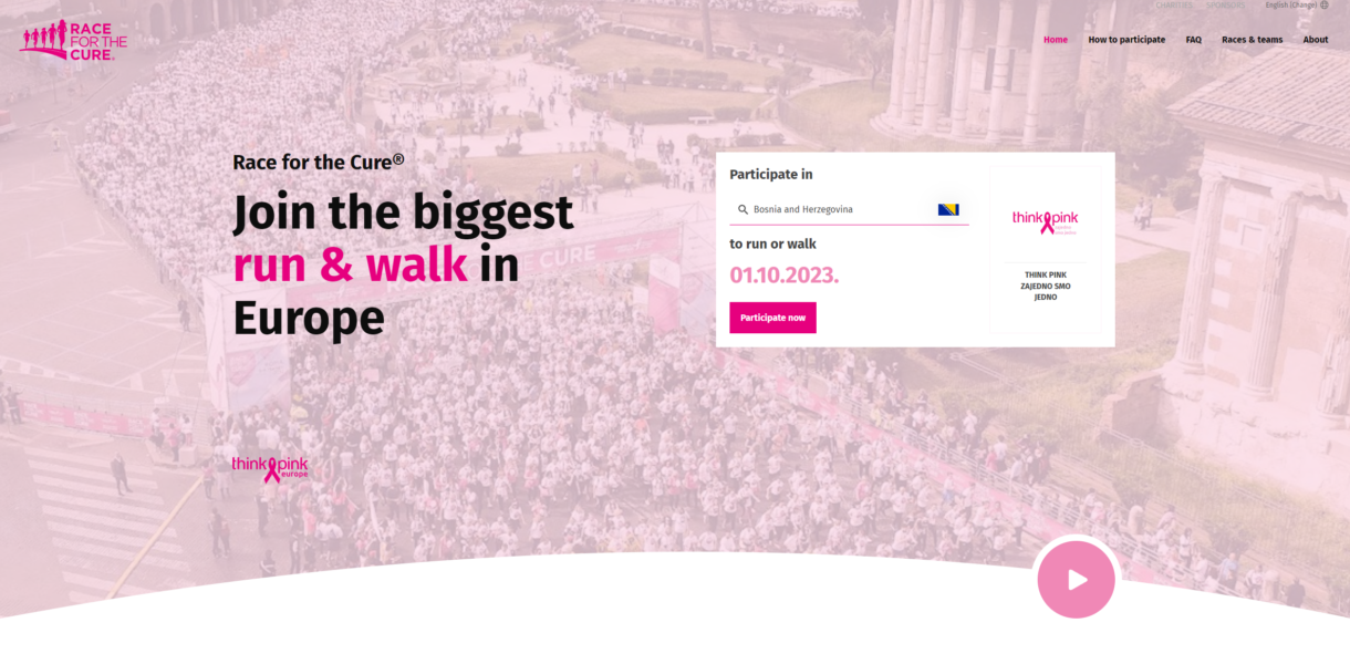 Registrujte se za utrku Race for the cure